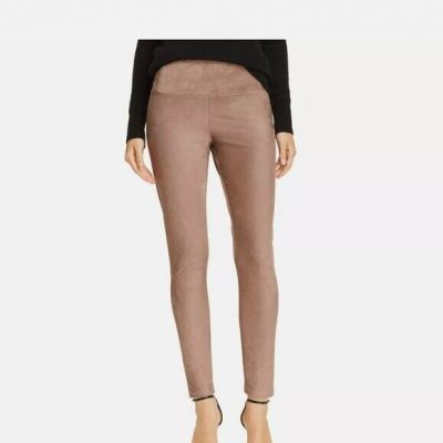 AQUA Faux Suede Leggings, Brown, XS NWT