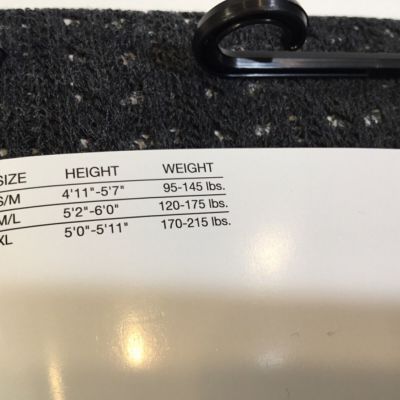 MixIt Eyelet Sweater Tights Black or Gray  Small, Medium, Large, X-Large