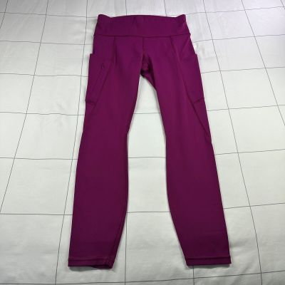 Athleta Leggings Womens Small Fuschia All In 7/8 Athletic Sporty Workout Gym Run