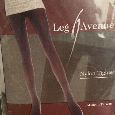 New Leg Avenue  Nylon Tights Red Size Fits Most