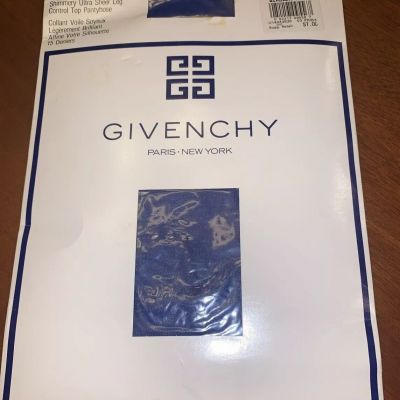 Givenchy Body Gleamers Shimmery Sheer Leg 157 Givenchy Bleu Pantyhose Size C