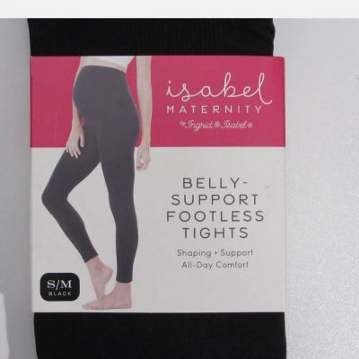 Women's Belly Support Seamless Footless Tights Isabel Maternity Size S/M