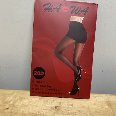 Smooth 20D WOMENS SHEER BLACK TIGHTS 3 Pack Small