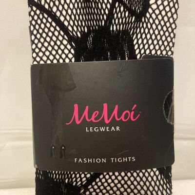 Fishnet Tights NWT New Ladies MeMoi Legwear Fashion Tights Size S/M Black