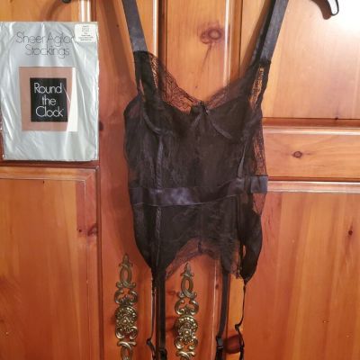 lingerie By Fashion Nova Garter S. And Stockings New Black