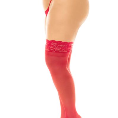 Mapale 1108X Curvy Zoe Sheer Thigh Highs