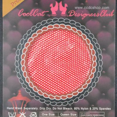 New Red Queen Size CCDC Classic Fishnet Stocking CFP2000Q-RE