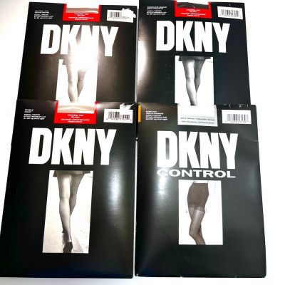 DKNY Control Top Pantyhose-3 Silky Sheer- 1 Very Sheer -*See Description 4 Color