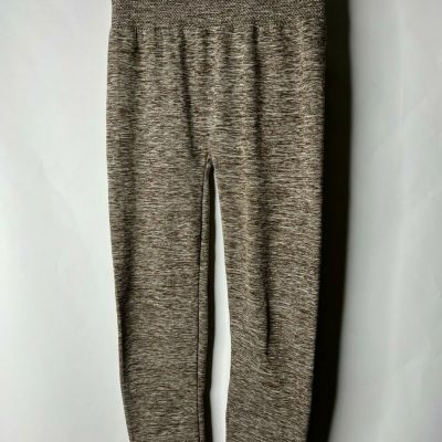 Fornia Charcoal Gray Heather High Yoga Workout Ankle Leggings 24W-26W Small