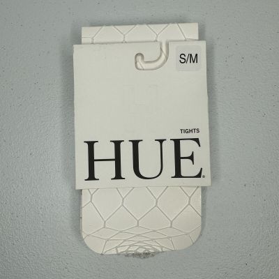 Hue Womens Fine Line White Tights Lightweight Size S/M