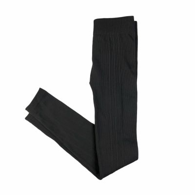 Stitch Fix RD Style Dark Gray Textured Fleece Stripe Leggings Pants XS/S NWOT