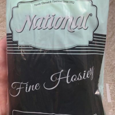 NOS National Fine Hosiery K8 Soft Black Knee Highs 6-pack