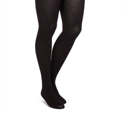 Isabel Maternity Opaque Tights Size L/XL Black  1534