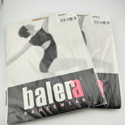2 Pair - New Balera Dancewear Lt. Suntan Tights T6980C Size: LC