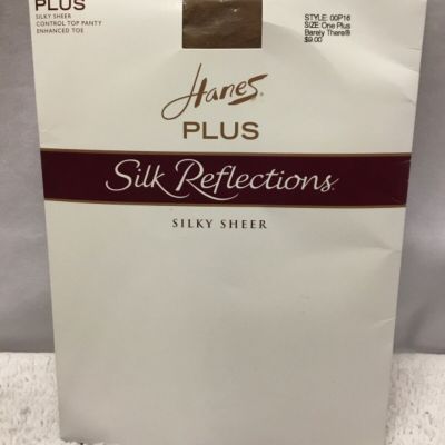 Hanes Silk Reflections Control Top Size 1 Plus Barely There 00P16