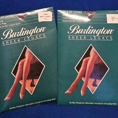 Burlington Sheer Legacy Size Long Tummy +Hip Control Misty Taupe T35 Sheer Leg