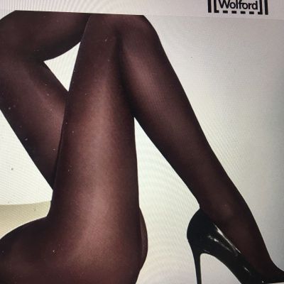 WOLFORD  SATIN OPAQUE 50 TIGHTS  SIZE  SMALL   ARRAGON
