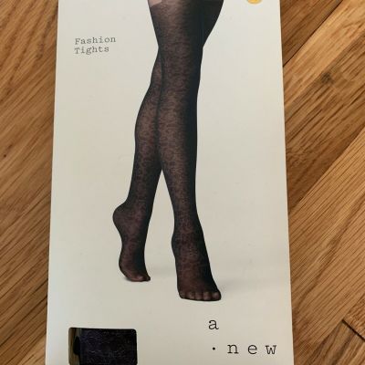 2 Pairs of A New Day Women's Fashion Tights S/M