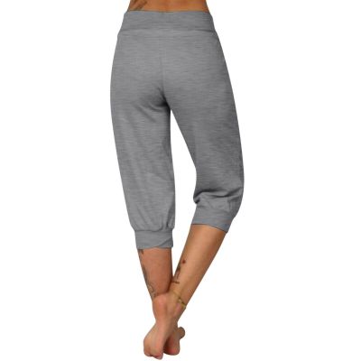 Women Stretch Cotton Capri Leggings Sports Yoga Pants Slim Gym Fitness Plus Size