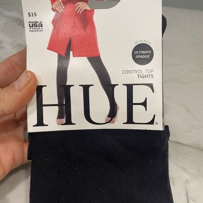 HUE Size 2 Control Top Ultimate Opaque Single Pair Tights