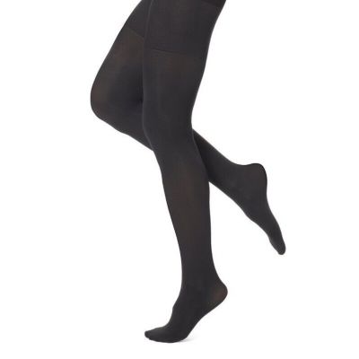 NEW HUE Women’s Graduated Compression Tights Size 1 Black Style U21309