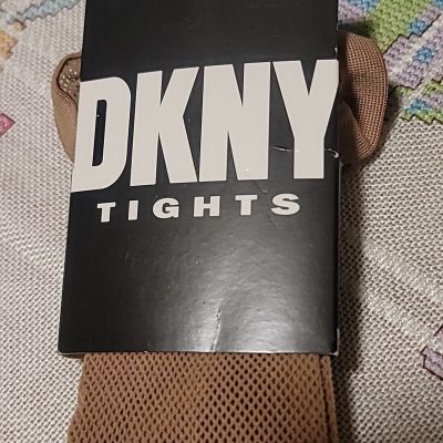 NEW! DKNY NEUTRAL  FISHNET TIGHTS  SMALL/ MEDIUM