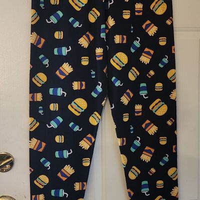 McDonald's inspired Women's Custom leggings Sz ( 3x-5x) by Eevee