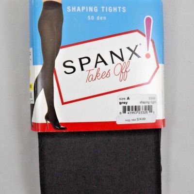SPANX TAKES-OFF Charcoal Women's Shaping Nylon Tights Gray Size A