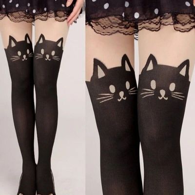 Elevate Your Style with our Newest Hot Women's Sexy Cartoon Cat Tail Pantyhose