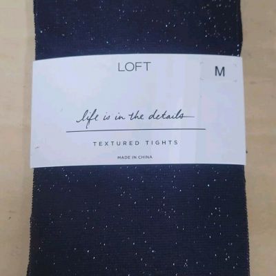 Ann Taylor Loft Life Is In The Details Sparkle Tights Size M