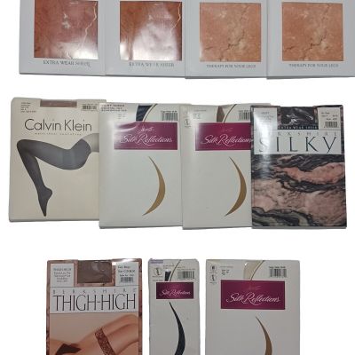 Lot Of Tights / Pantyhoses Berkshire- Hanes- Calvin K. Different Sizes.