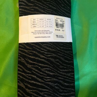 New York and Company City Tights--Black/Size M