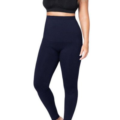 Empetua High Waisted Navy Blue Shaping Leggings Size Small Style 42075