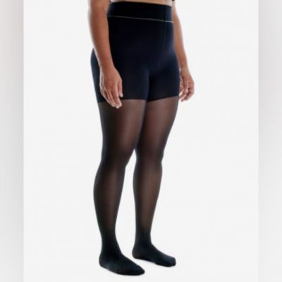Sheertex NWT Shaping Semi-Sheer Rip Resist Tights Black Small