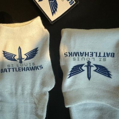 UFL - Saint Louis Battlehawks - Knee High Women’s Socks - BATTLESOCKS - Kakaw