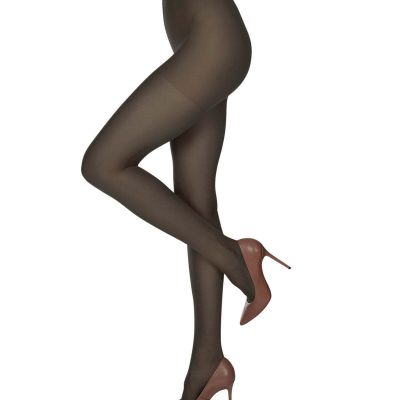 Women's 12 Denier Crystal Sheer Longline Shaper Pantyhose