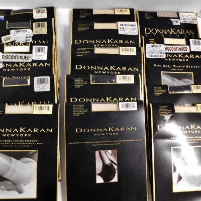 New Donna Karen Lot of 14 Mixed Pantyhose sz sm/pet