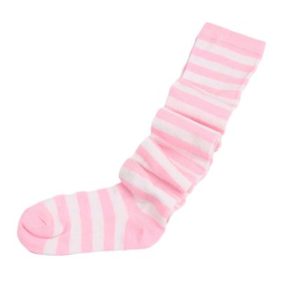 Long Socks Attractive Elastic Women Color Block Striped Stockings Long Socks