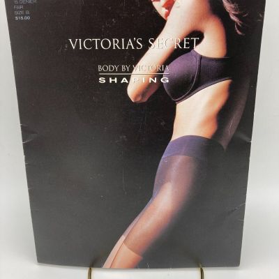 NIP Body Victoria Secret MAXIMUM SHAPING Long Line Control Top Pantyhose Fair B
