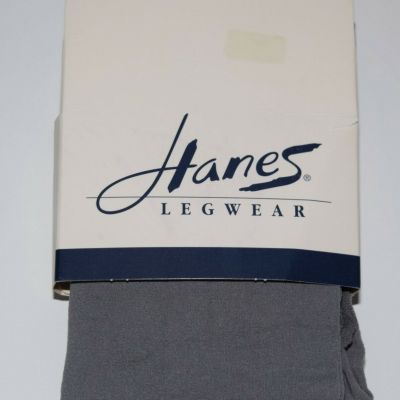New Hanes Legwear Gray Silky Opaque Tight Control Top Size EF