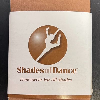Shades of Dance Adult XXL Toasted Almond Footed Dance Ballet Tights NEW 3466