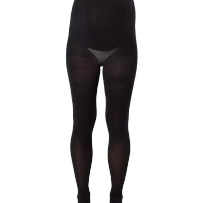 Women's Spanx Mama Maternity Mid Thigh Shaping Tights Very Black Size B