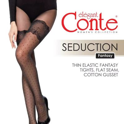 Conte Seduction 20 Den - Fantasy Polka Dots Stockings Imitation Women's Tights (