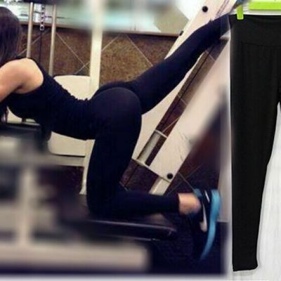 Womens Capri Leggings Push Up Yoga Anti-cellulite Scrunch Butt Lift Fitness Gym