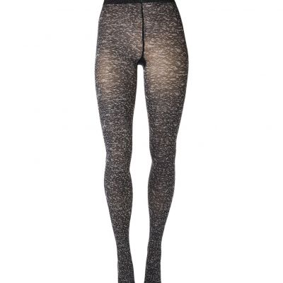 WOLFORD CLUSTER Tights in Black/Ash Sz: S  Ret:$67  New/Packaged