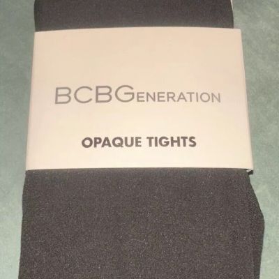 BCBG Generation. Opaque Tights 2 Pack Women's Size M/LG.  NEW Pack Black/Brown.