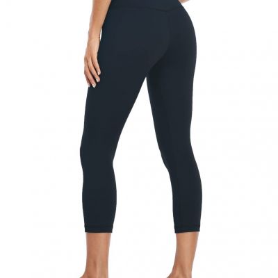 HeyNuts High Waisted Yoga Capris Leggings for Women, Buttery Soft Workout