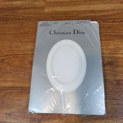 Vintage Christian Dior Ultra Sheer Diorissimo 4533 Panty Hose White Size 4