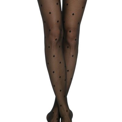 Conte Shape 20 Den - Fantasy Thin Women's Tights with a geometric pattern 