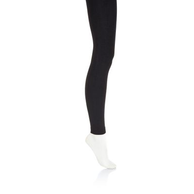 Joan Boyce Fleece-Lined Footless Tights 380904-AMJ (Black, M/L)